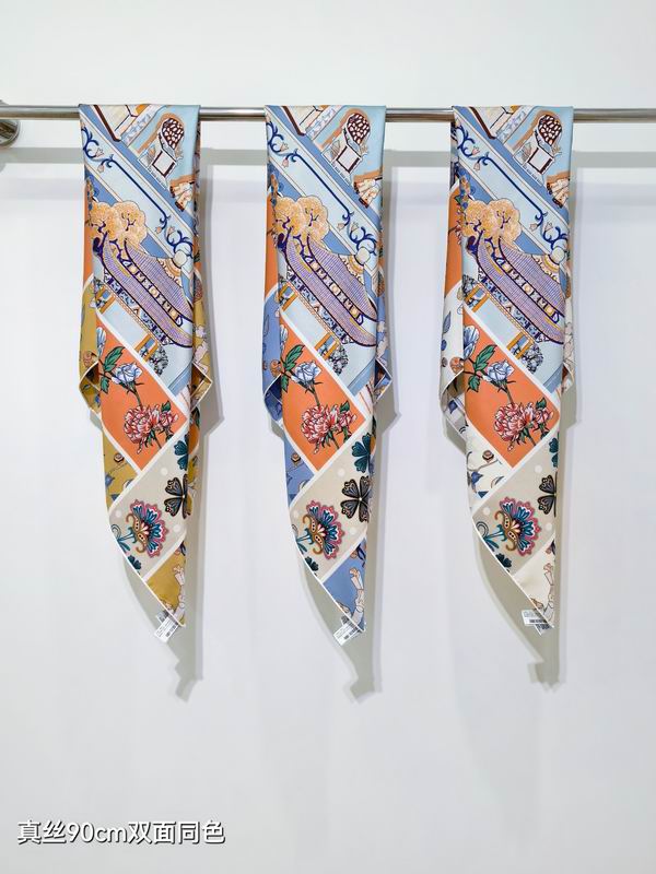 Hermes Silk Scarf 90X90cm E042829